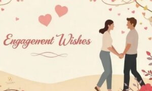 Heartfelt engagement wishes for daughter from loving parents celebrating her special day.